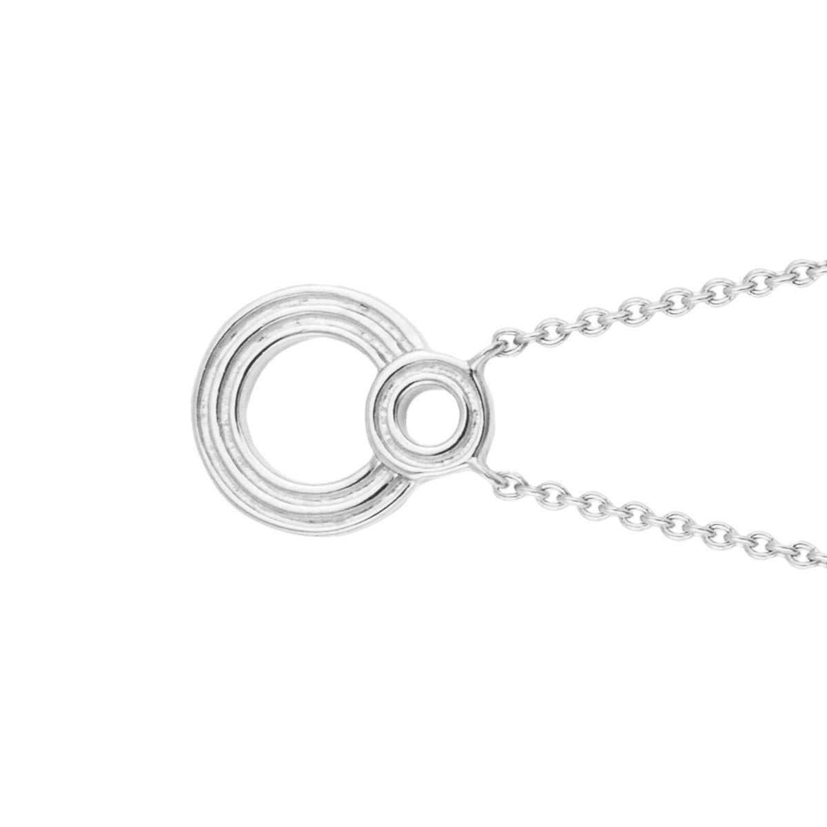 Double Loop Chain Necklace Sterling Silver 925 Hallmarked Brand New Boxed