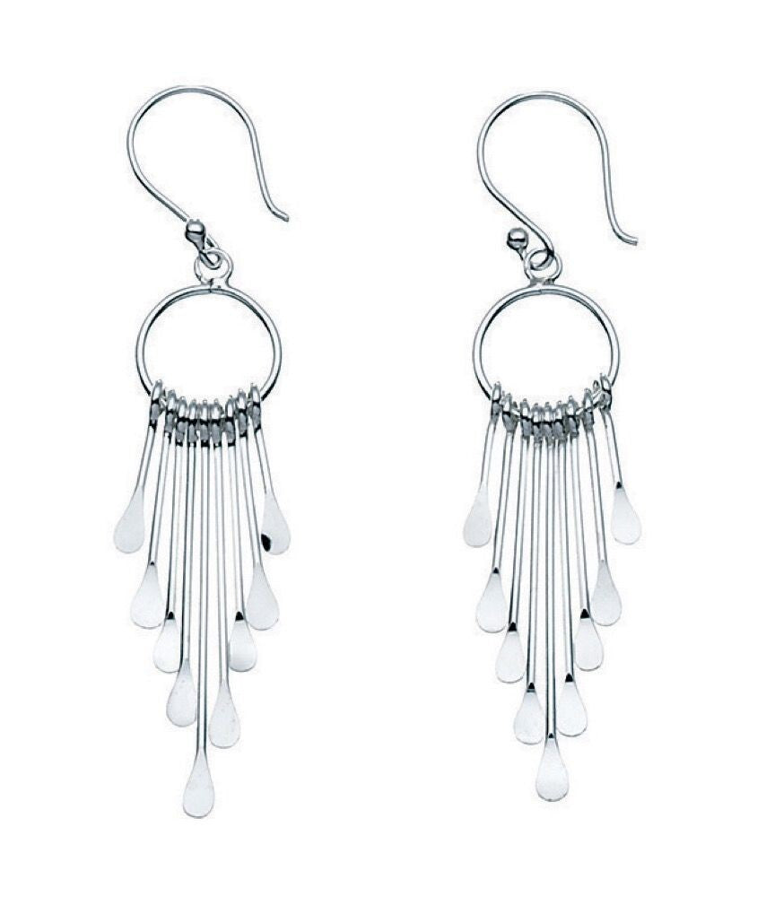 Chandelier Drop Earrings Sterling Silver 925 Hallmarked Brand New Boxed