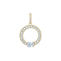 Yellow Gold Channel Set Pendant 9ct Hallmarked British Made All Chain Lengths