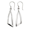 Abstract Drop Earrings Sterling Silver 925 Hallmarked Brand New Boxed