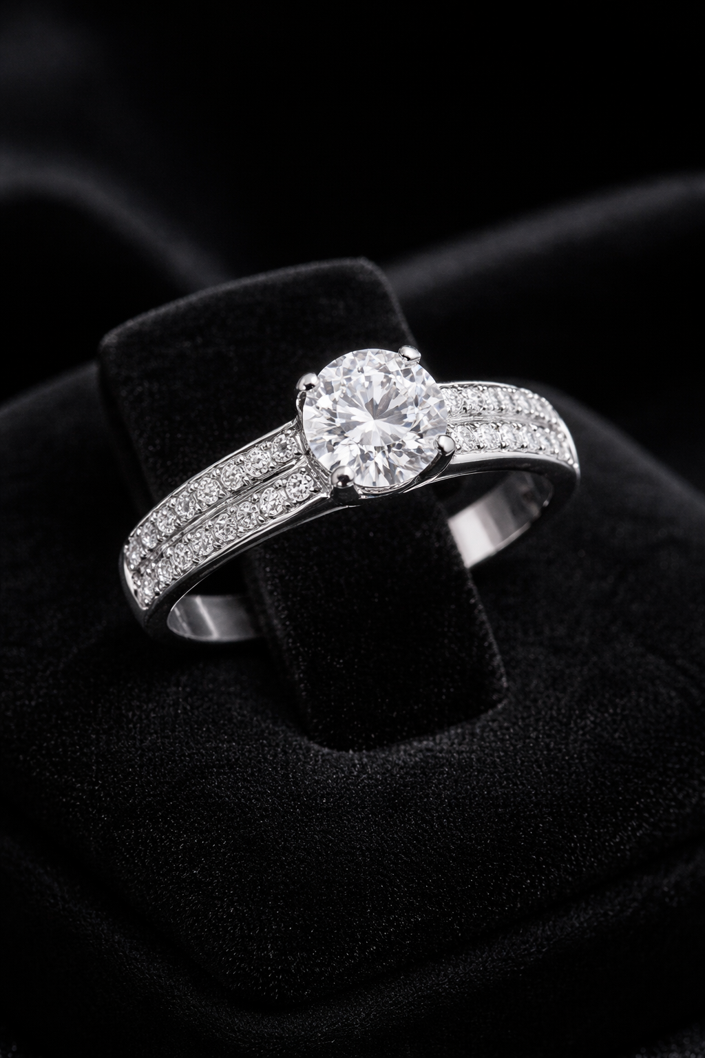 Sterling Silver Solitaire Ring Engagement Gemstone 925 Hallmarked Size M - T