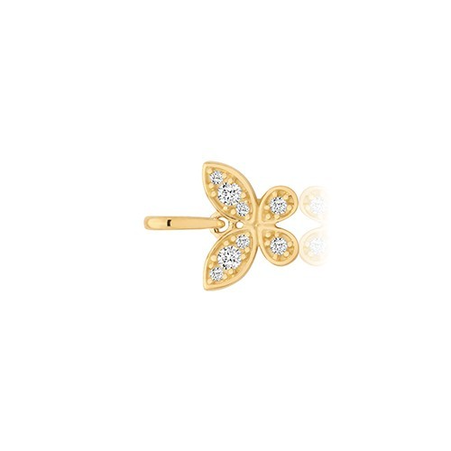 Butterfly 9ct Yellow Gold Pendant 375 Hallmarked British Made All Chain Lengths