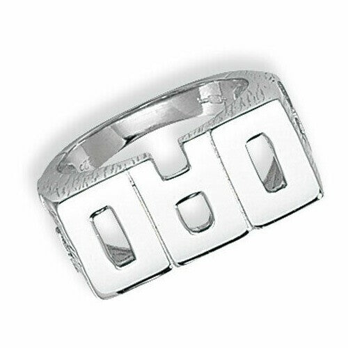 Dad Ring Sterling Silver 925 Hallmarked Sizes British Made Q - Z +1 British Made