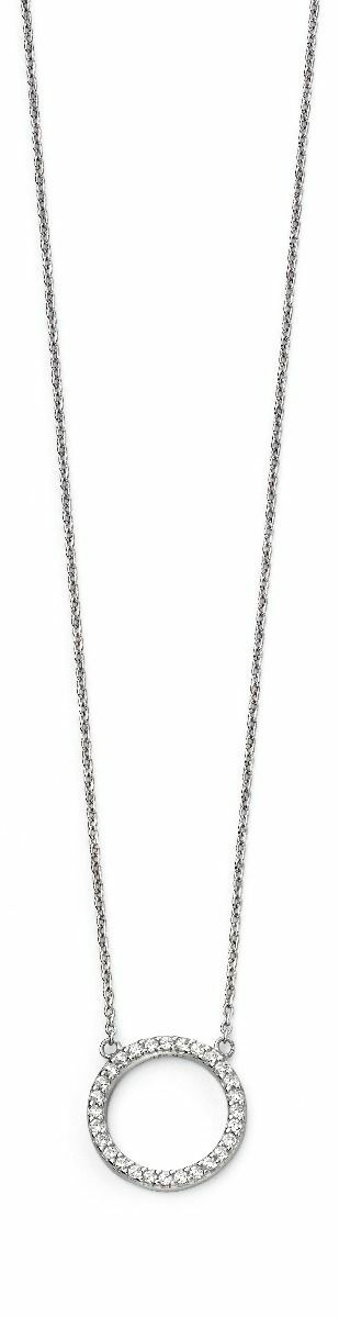 Disc Pendant and Earrings Set Solid Sterling Gemstone Silver 18" Chain Hallmark