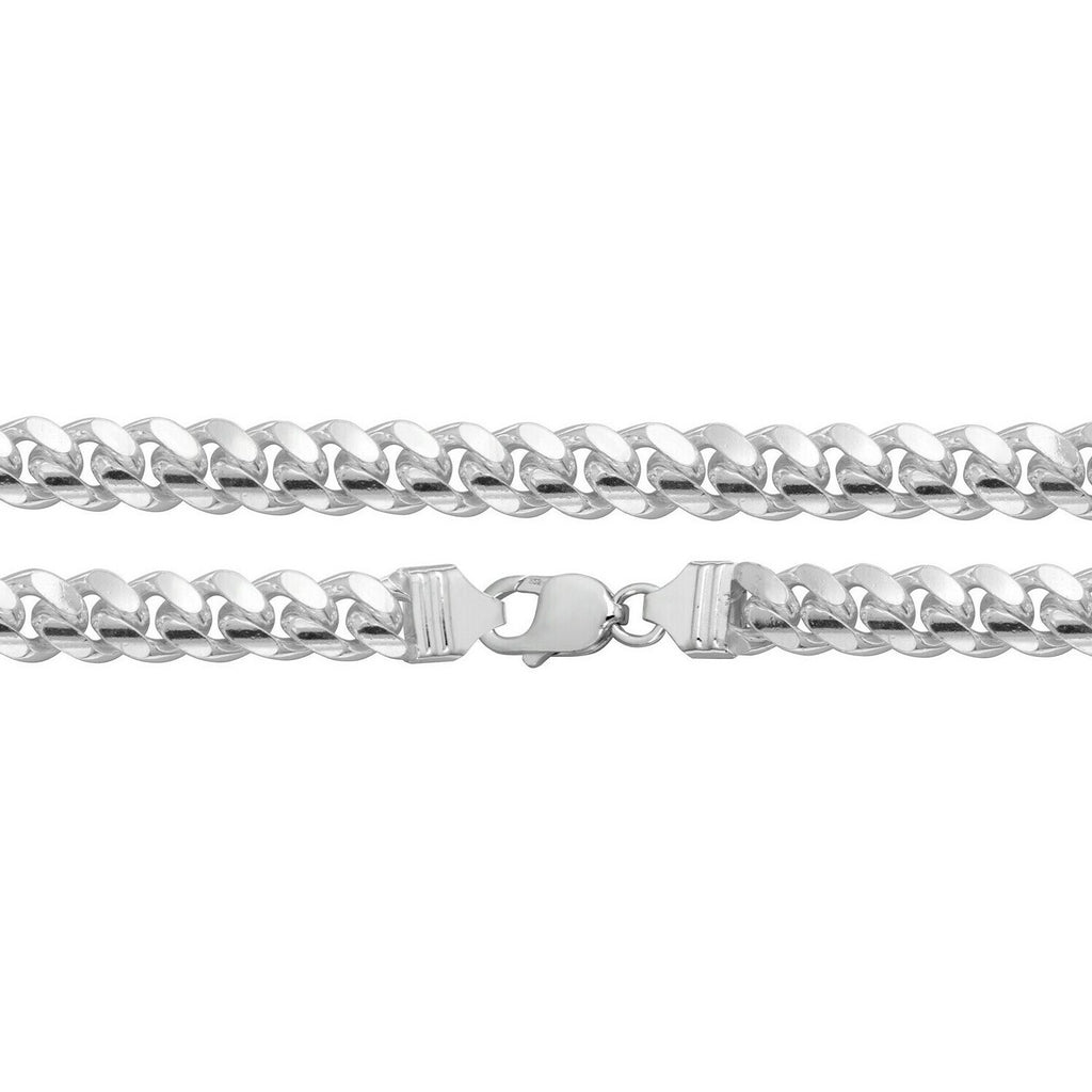 Sterling Silver Cuban Chain British Made 925 Hallmarked 22" Weight 142 g