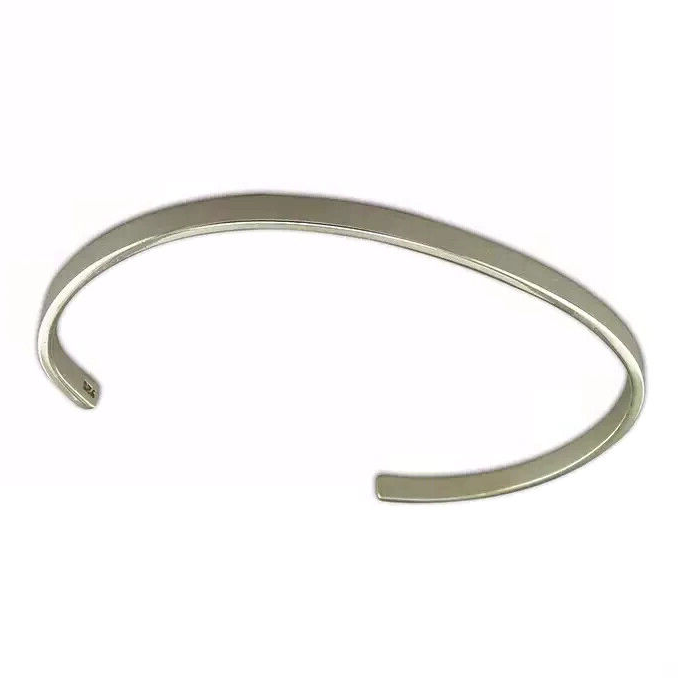Plain Torc Bangle Sterling Silver 925 Hallmarked British Made Brand New