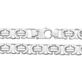 Sterling Silver Byzantine Bracelet British Made 925 Hallmarked 8" Weight 70g
