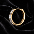 Mens Huggie Hoop Earring 9ct Yellow Gold Gents 375 Hallmarked Brand New Boxed