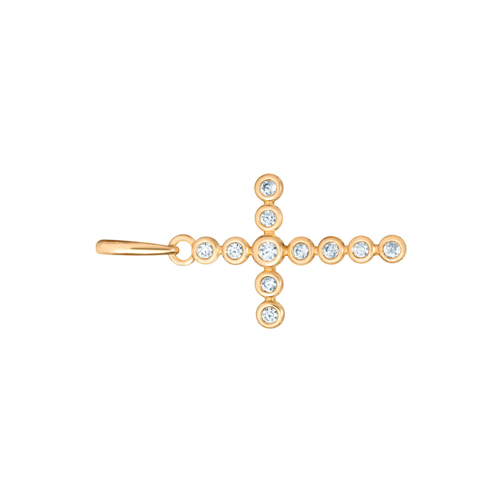 Yellow Gold Cross Pendant 375 Hallmark All Chain Lengths British Made Brand New
