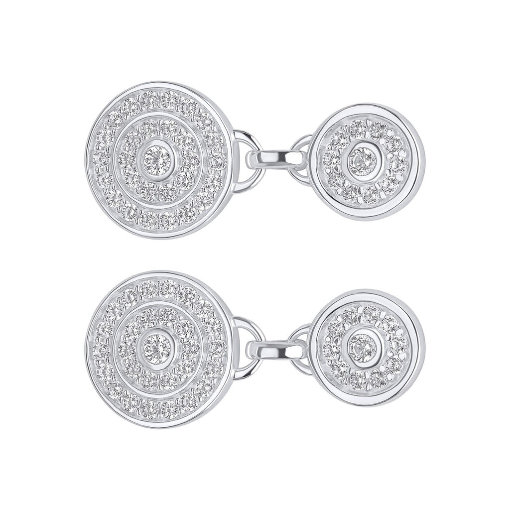 Channel Set Drop Earrings Sterling Silver 925 Hallmarked Brand New Boxed