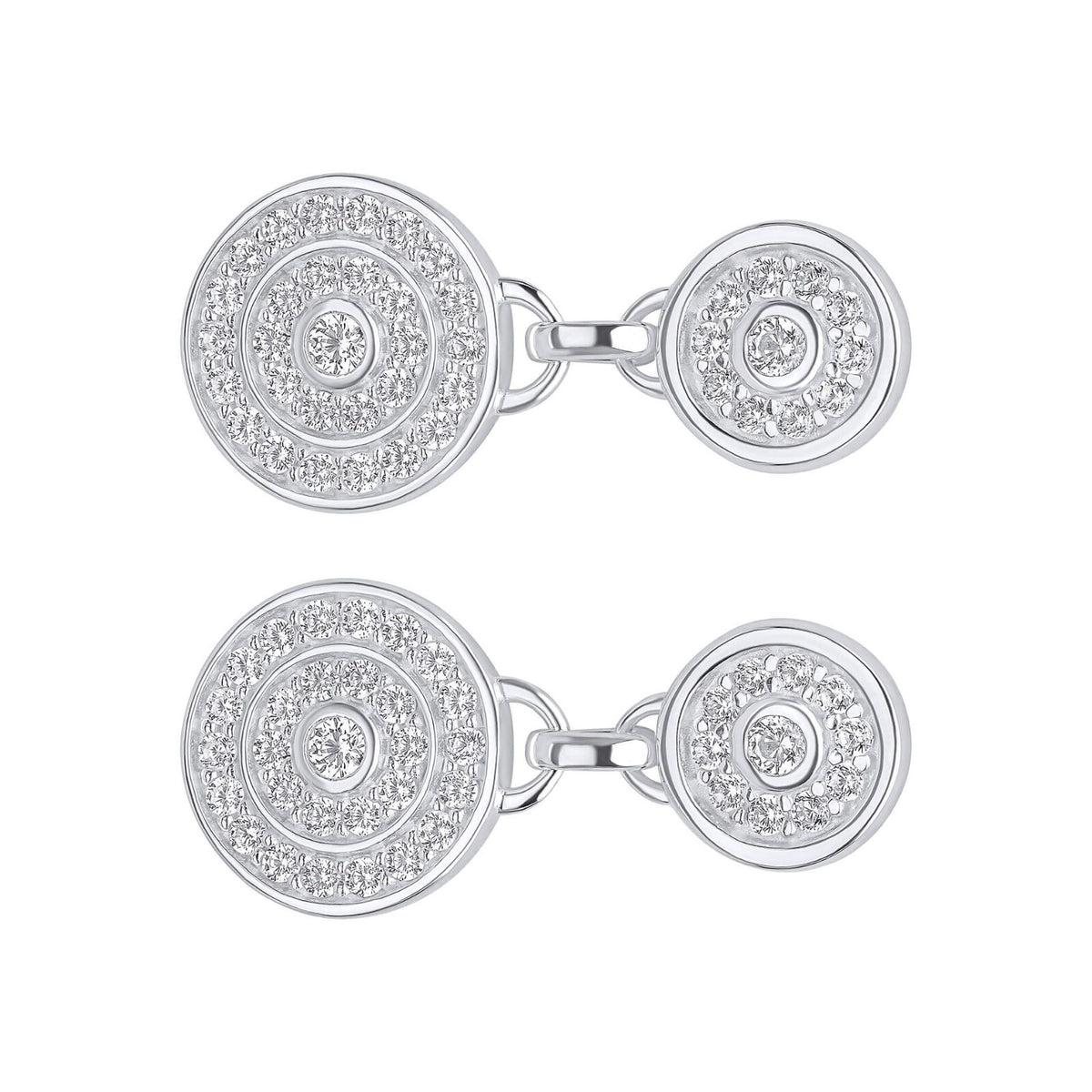 Channel Set Drop Earrings Sterling Silver 925 Hallmarked Brand New Boxed