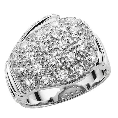 Mens Boxing Glove Ring Sterling Silver Engagement Gents Hallmarked Size T- Z+1