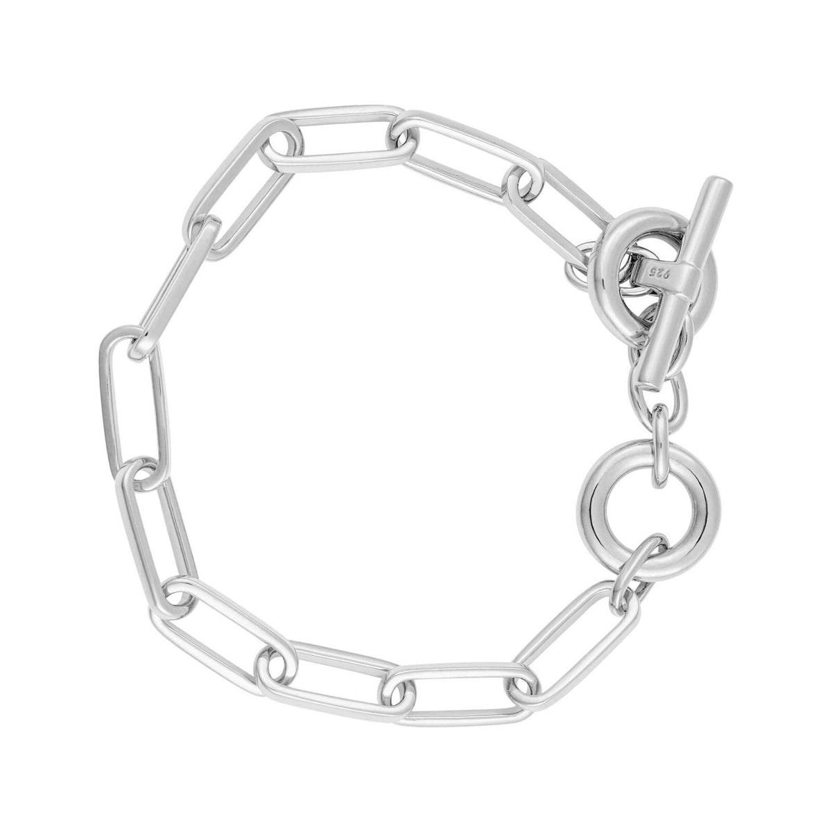 Chunky T Bar Bracelet Sterling Silver 925 Hallmark British Made Brand New Boxed