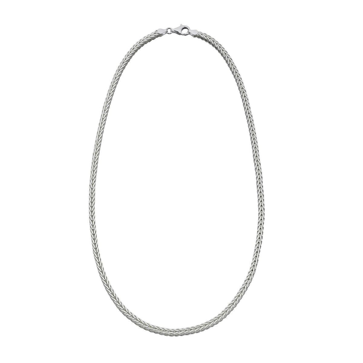 Heavyweight Foxtail Chain Necklace Sterling Silver 925 Hallmark Brand New Boxed