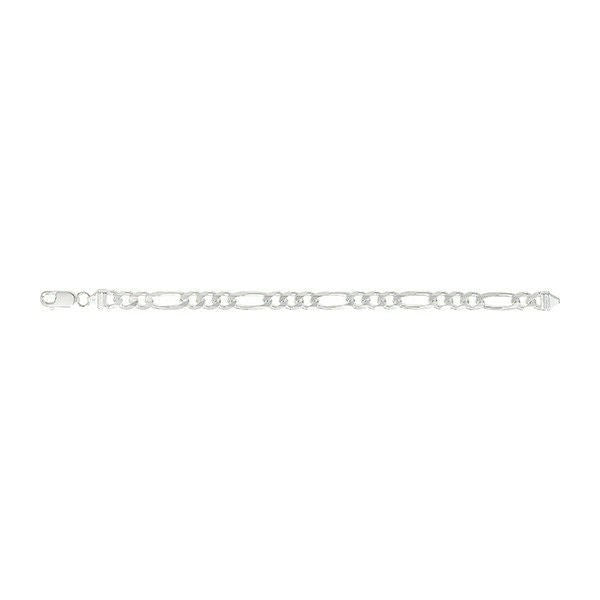 Gents Figaro Bracelet Solid Sterling Silver 925 Hallmarked Brand New Boxed