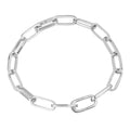 Long  Link Charm Bracelet British Made 925 Hallmarked Brand New Boxed 21cm