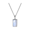 Natural Moonstone Necklace Solid Sterling Silver 925 Hallmarked British Made