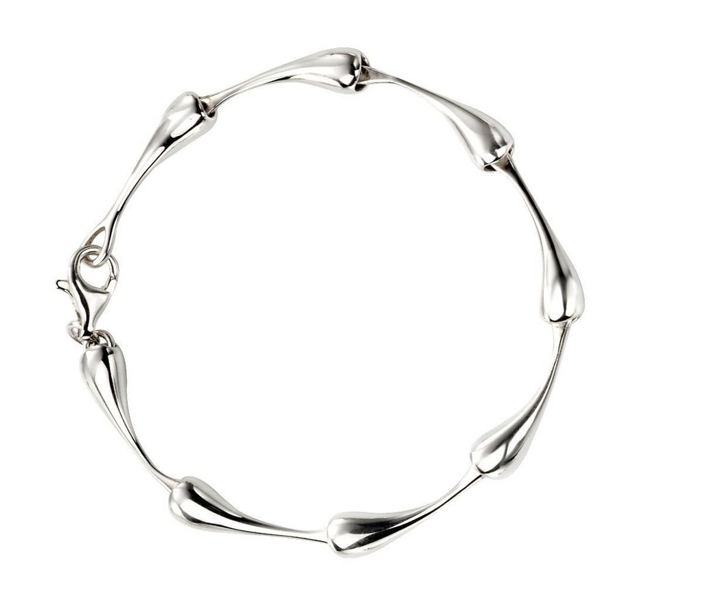 Sterling Silver Organic Bracelet British Made 925 Hallmarked Brand New Boxed