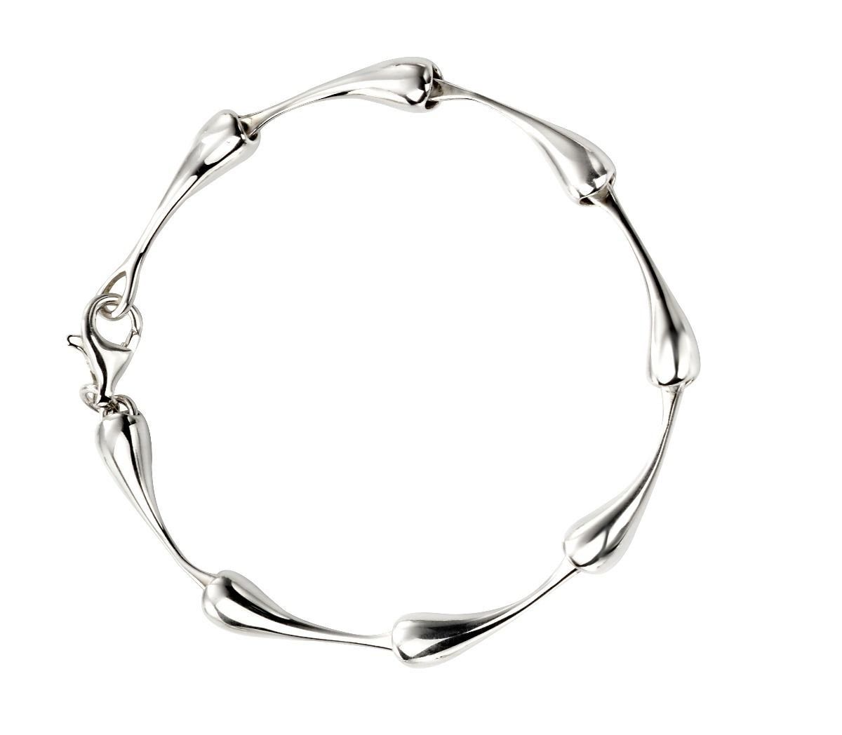 Sterling Silver Organic Bracelet British Made 925 Hallmarked Brand New Boxed