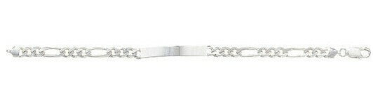 Gents Figaro Bracelet Solid Sterling Silver 925 Hallmarked Brand New Boxed