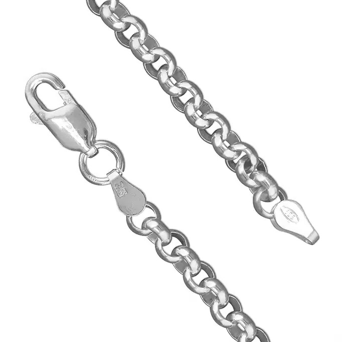 Gents Heavy Cable Chain Solid Sterling Silver 925 Hallmarked British Made