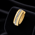 Mens Channel Set Huggie Hoop Earring 9ct Yellow Gold 375 Hallmarked Brand New