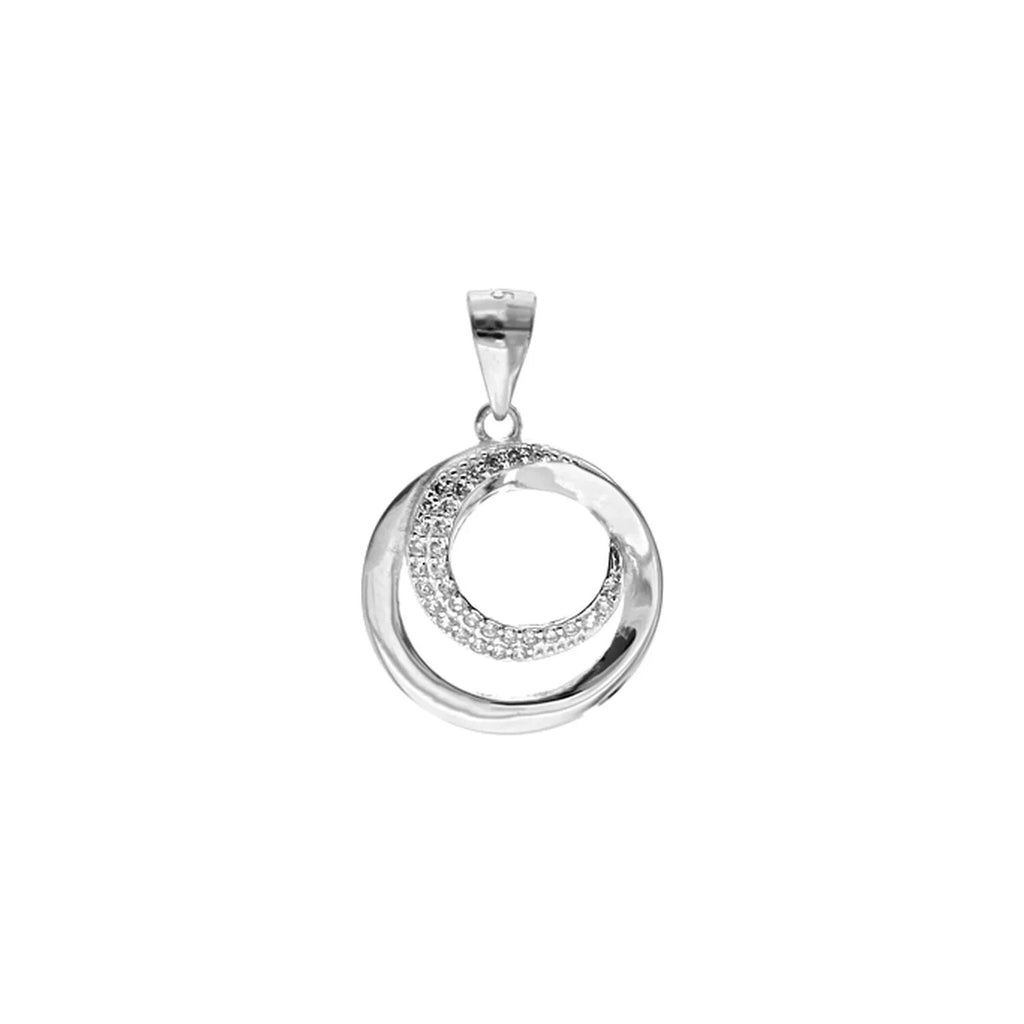 Swirl Wave Pendant Sterling Silver 925 Hallmarked  All Chain Lengths Brand New