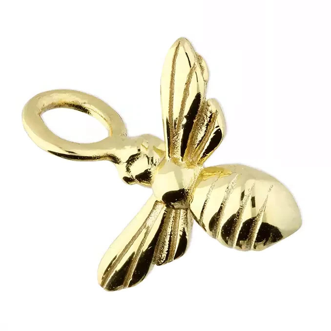 Unique Bumble Bee Pendant 18ct Yellow Gold Plated Hallmarked All Chain Lengths