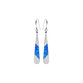 Natural Opal Teardrop Earrings Sterling Silver 925 Hallmarked British Made