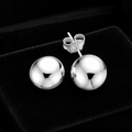Ball Stud Earrings Sterling Silver 925 Hallmarked British Made Brand New Boxed