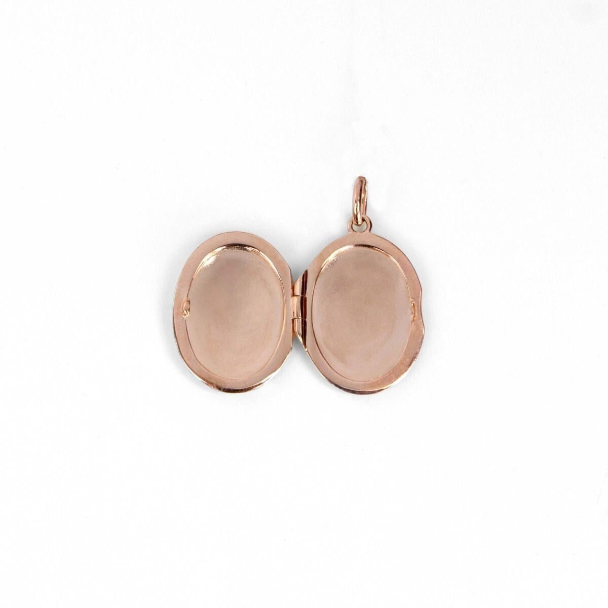 Engravable Rose Bush Locket 9ct Rose Gold Plated Hallmarked All Chain Lengths