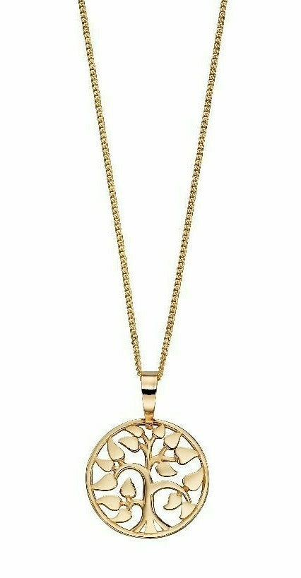 Tree Of Life Pendant Yellow Gold 375 Hallmarked British Made Brand New Boxed