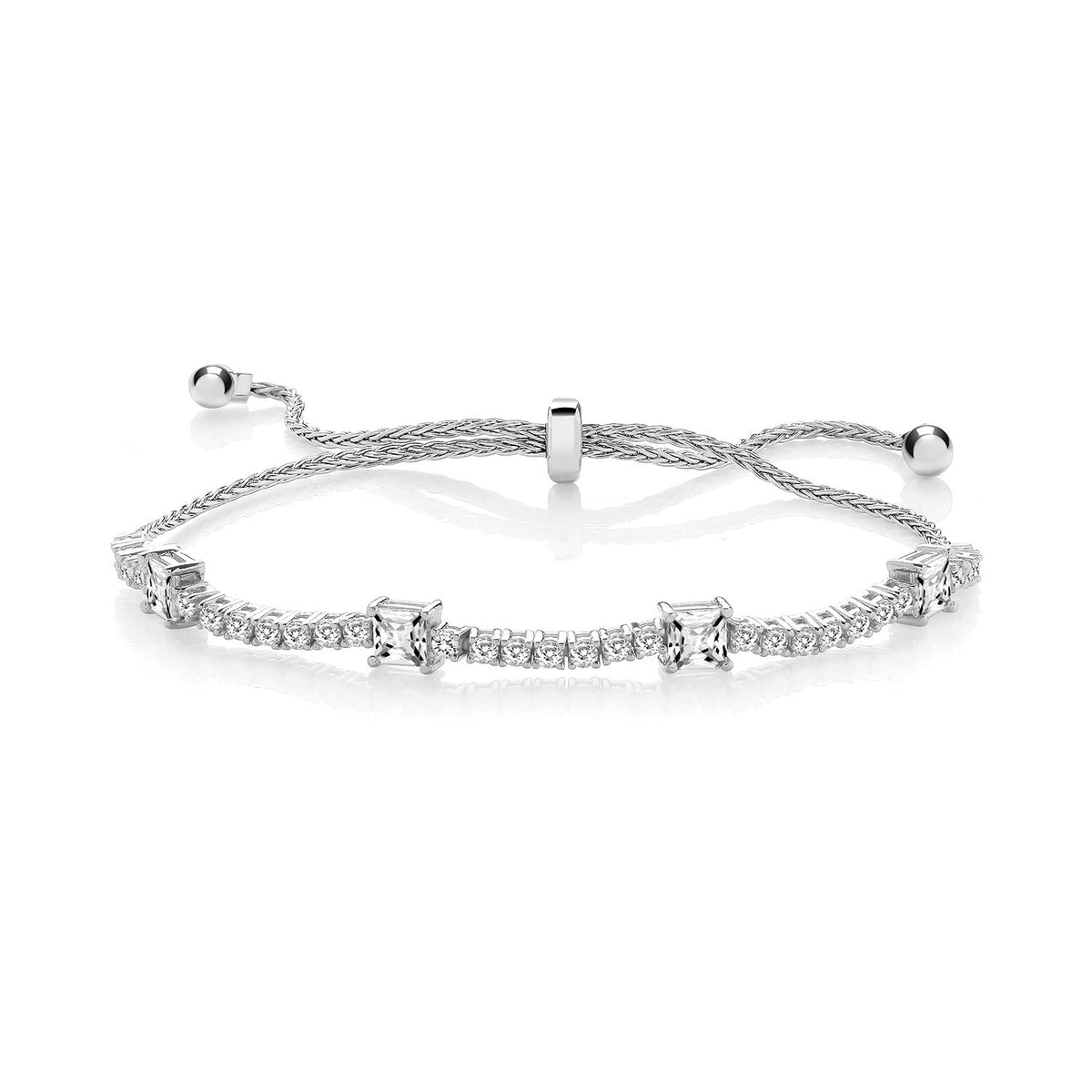 Princess Adjustable Bolo Bracelet Sterling Silver 925 Hallmarked Brand New Boxed