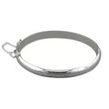 Wide Engraved Clip Bangle Sterling Silver 925 Hallmarked British Made Brand New
