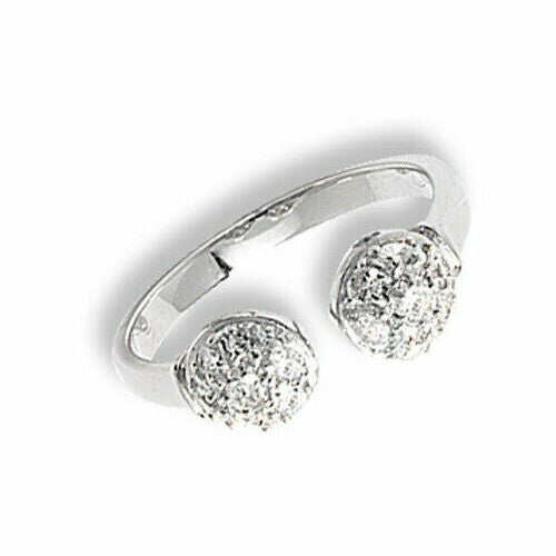 Sterling Silver Ring Anniversary Gemstone 925 Hallmarked Size K - T British Made