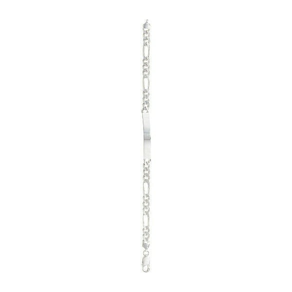 Gents Figaro Bracelet Solid Sterling Silver 925 Hallmarked Brand New Boxed