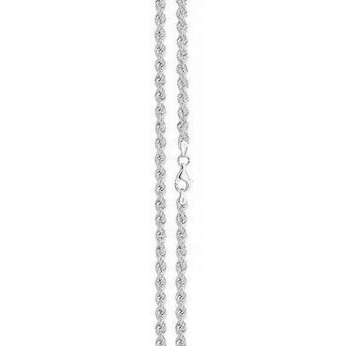 Sterling Silver Roped Bracelet British Made 925 Hallmarked 8" Weight 5.7g