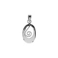Oval Swirl Pendant Sterling Silver 925 Hallmarked All Chain Lengths Brand New
