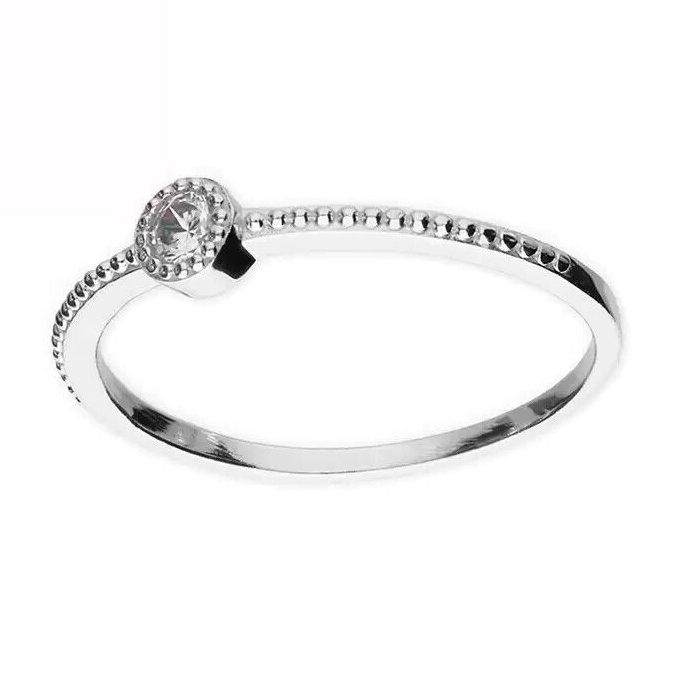 Milliegrain Band Ring Sterling Silver 925 Hallmarked British Made Size J - R