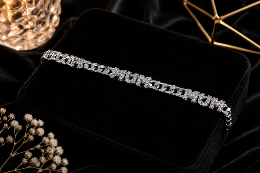 Triple Mum Gemstone Bracelet Sterling Silver 925 Hallmarked (Mothers Day)