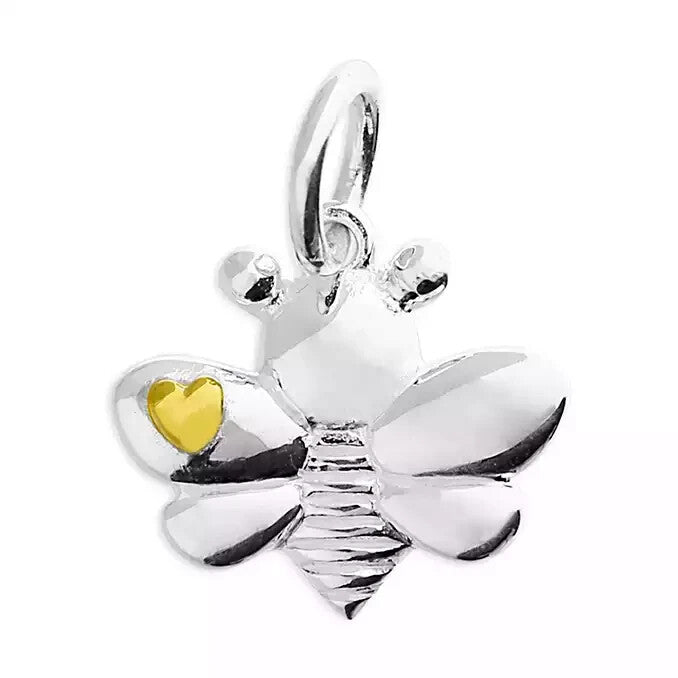 Cute Bumble Bee Pendant 18ct Yellow Gold Plated Hallmarked All Chain Lengths