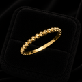 Bobble Ring 9ct Yellow Gold Hallmarked Sizes J - Q British Made Brand New