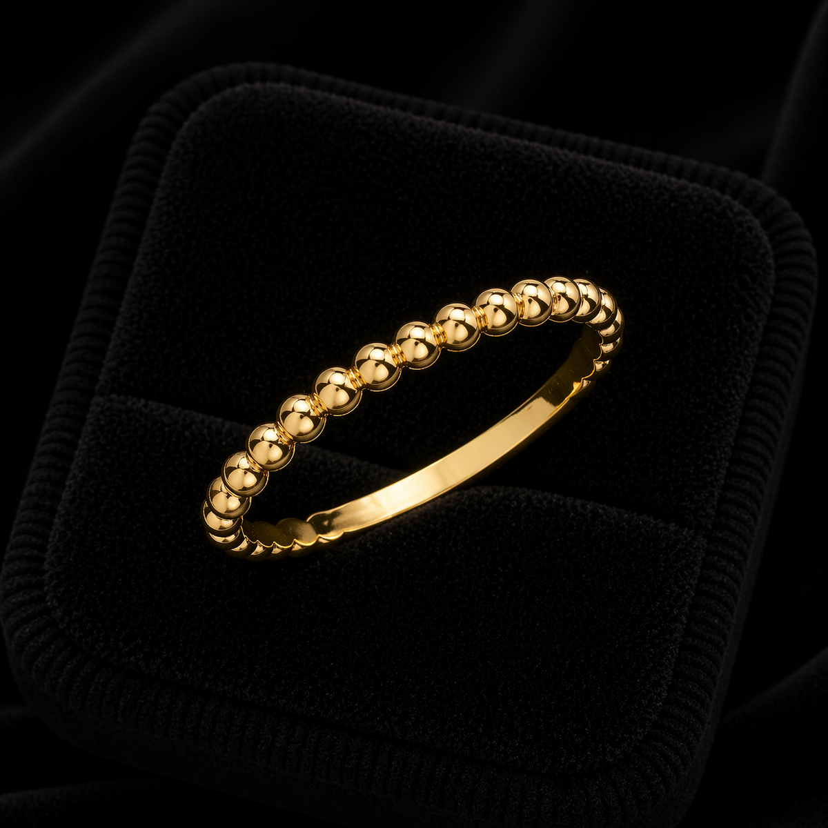 Bobble Ring 9ct Yellow Gold Hallmarked Sizes J - Q British Made Brand New