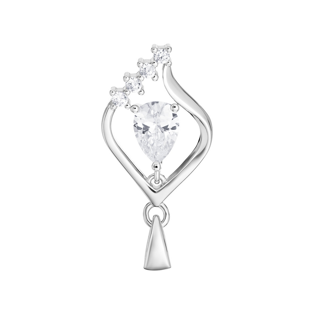 Teardrop Drop Pendant Sterling Silver 925 Hallmarked All Chain Lengths