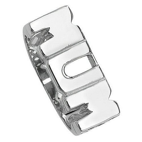 Mum Ring Sterling Silver 925 Hallmarked Size British Made L - S British Made