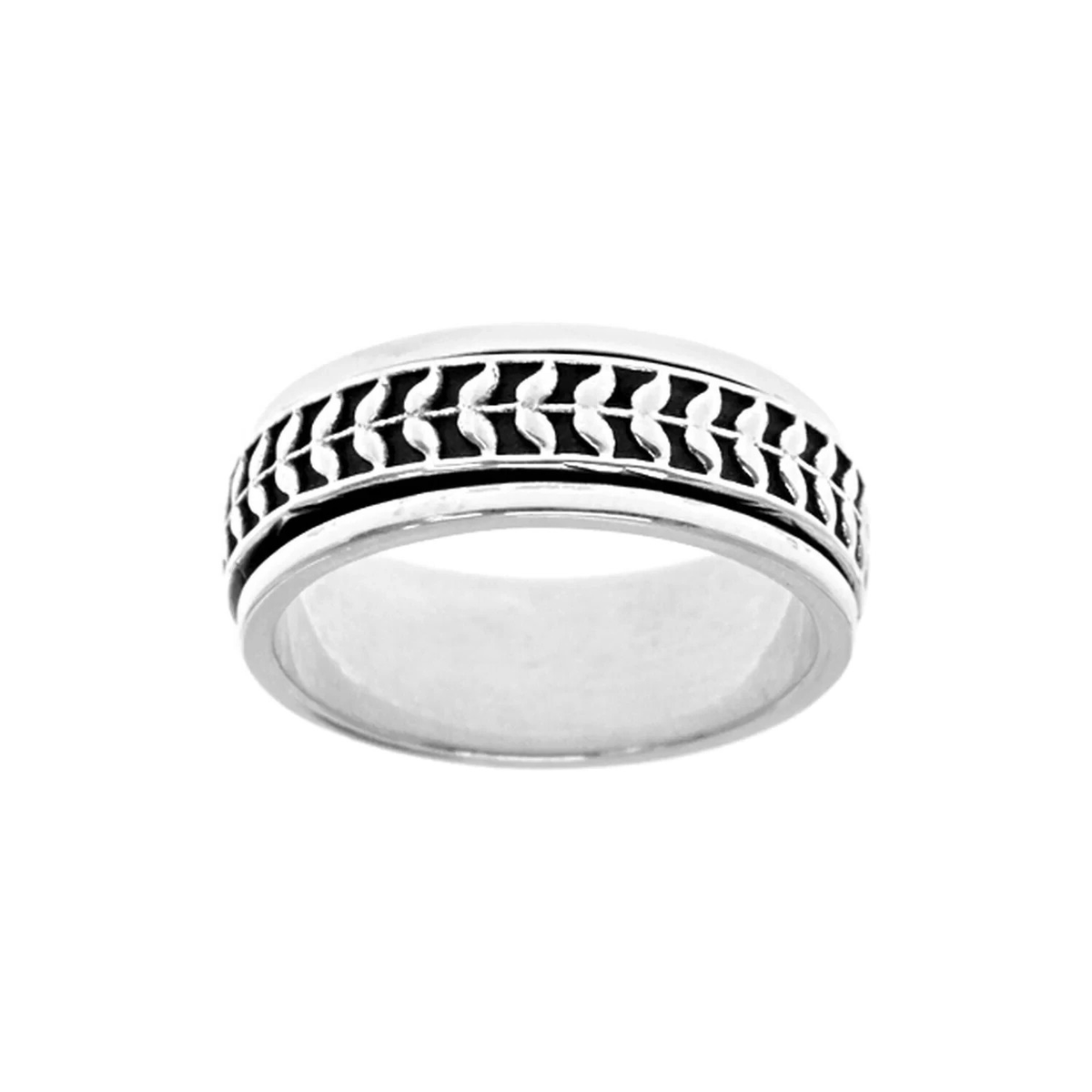 Catalina Spinner Ring Sterling Silver 925 Hallmarked British Made Size K - T