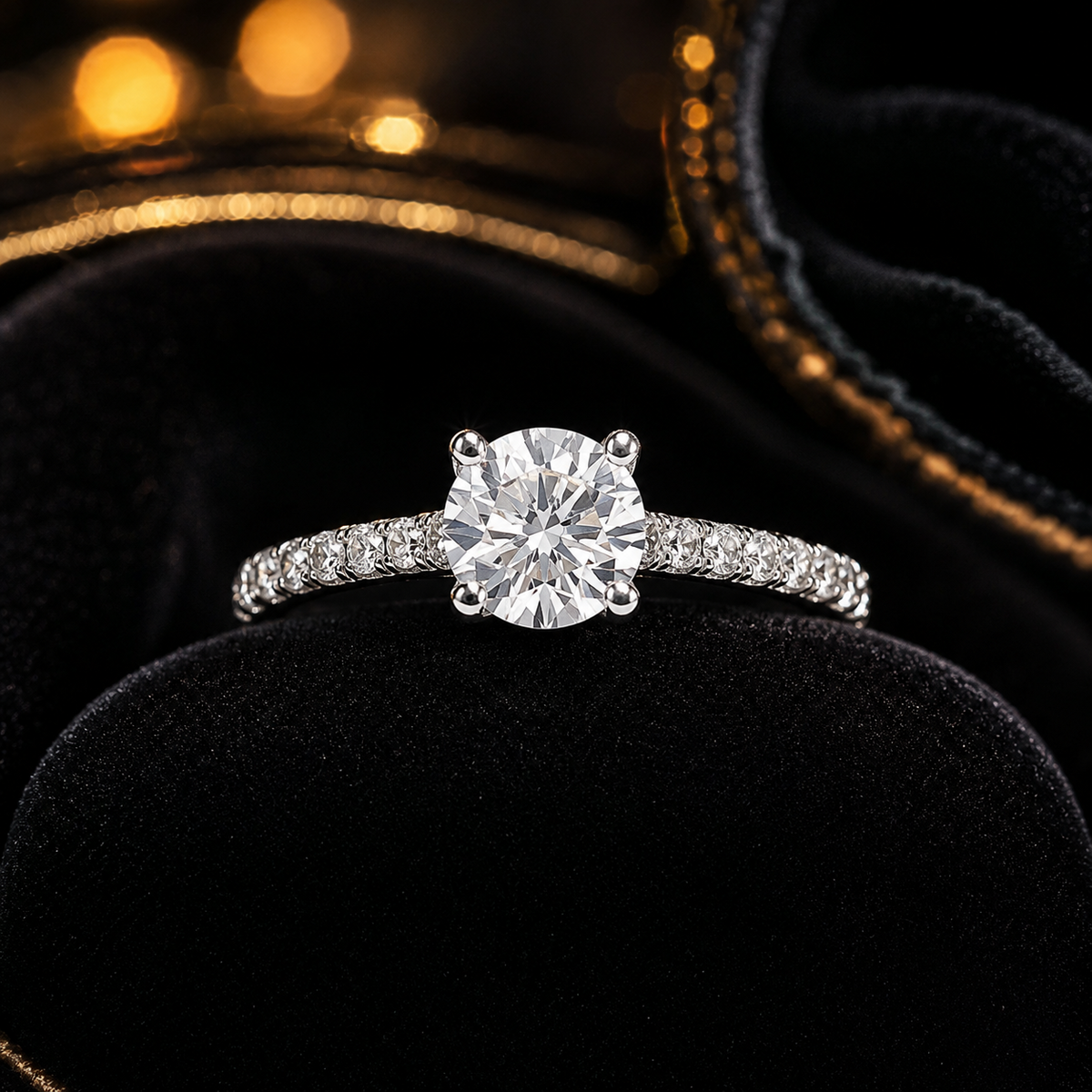 Sterling Silver Solitaire Ring Engagement Gemstone 925 Hallmarked Size L - T