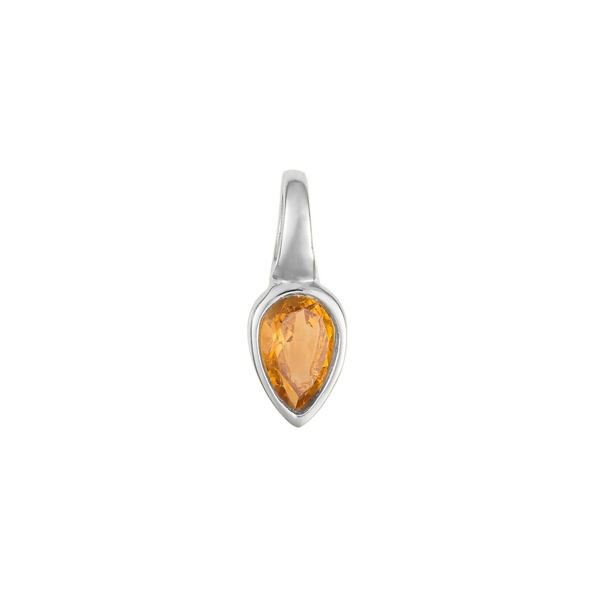 Semi Precious Birthstone Pendant Sterling Silver 925 Hallmarked All Months