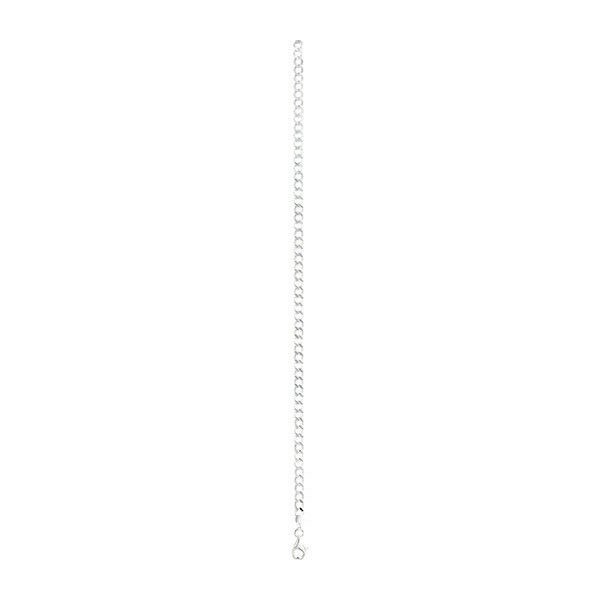 Sterling Silver Curb Chain Solid British Made Fully Hallmarked Brand New 18"