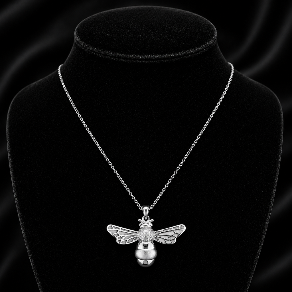 Bumble Bee Pendant Sterling Silver 925 Hallmarked All Chain Lengths
